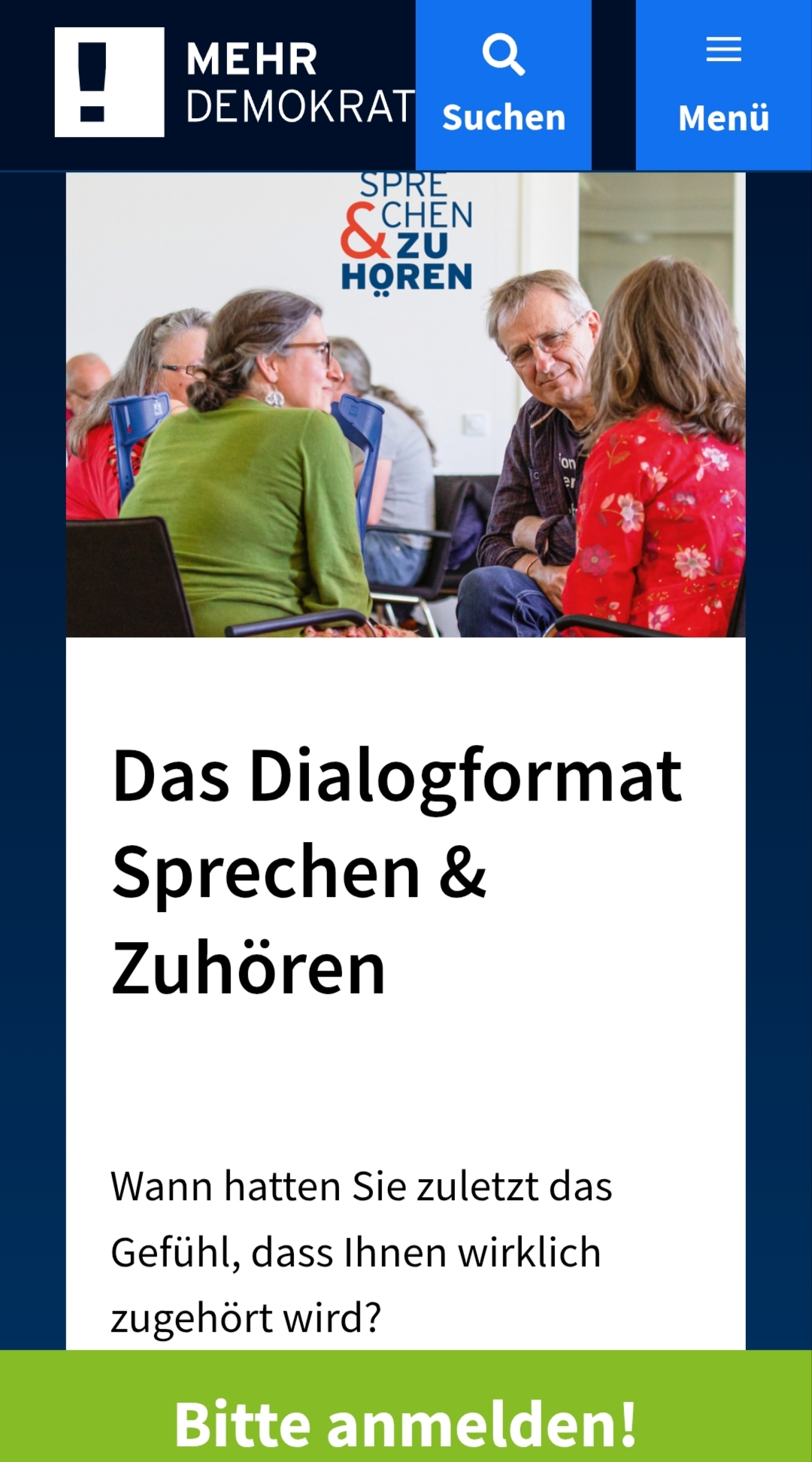 Zoom-Meeting: Sprechen und Zuhören