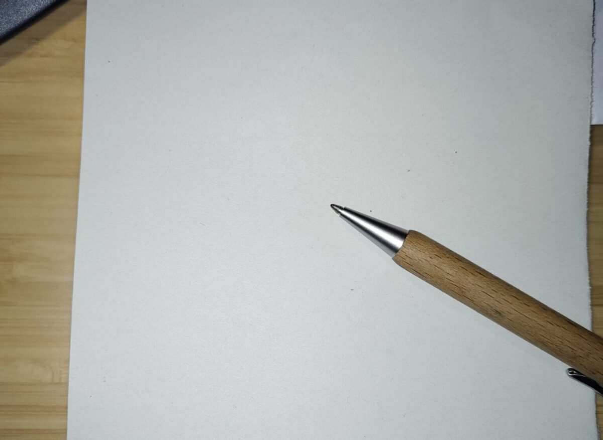 L. Friedrich: Wie ein weißes Blatt versucht die Erwartungen zu treffen.