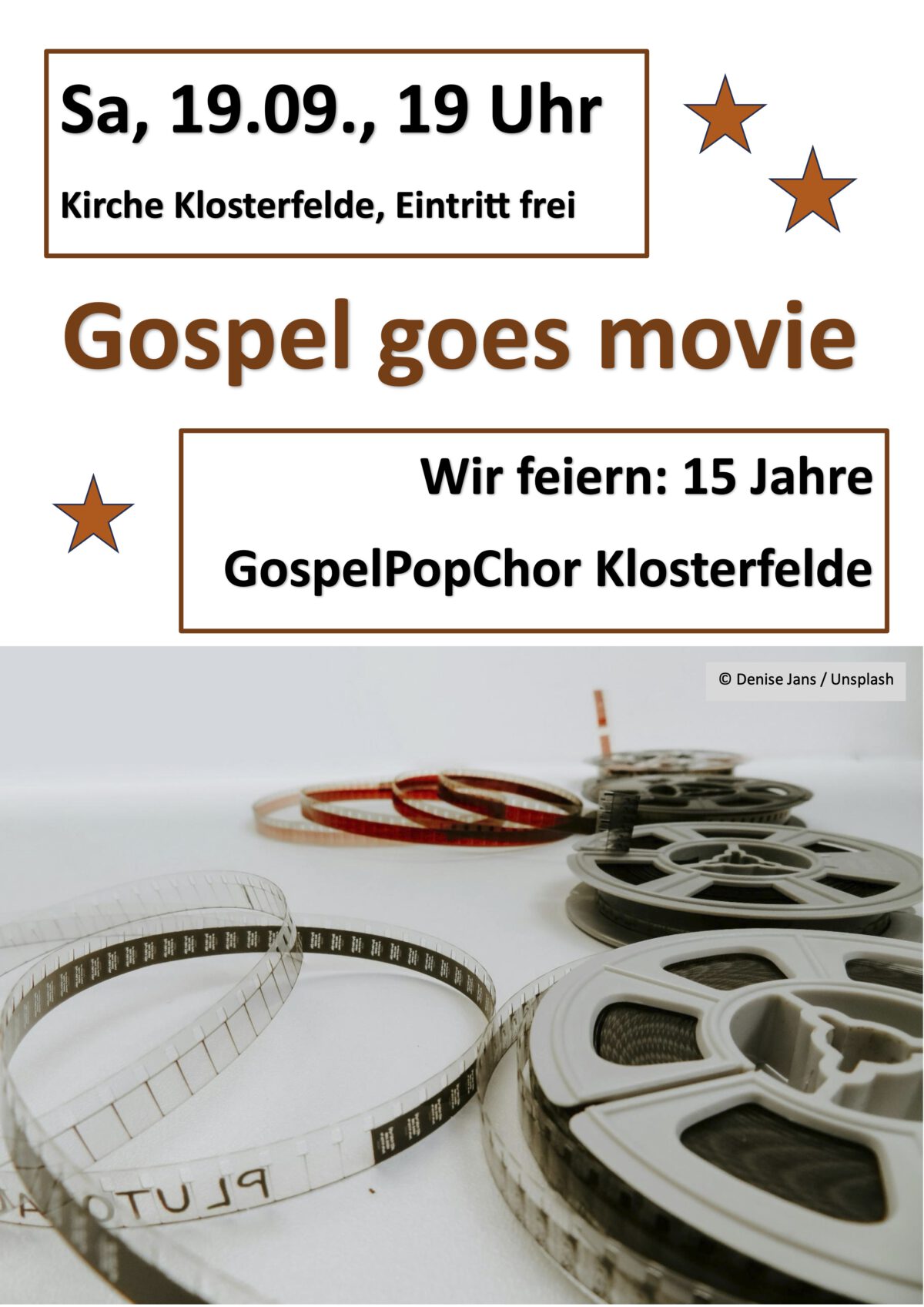 Konzert-Highlight: 15 Jahre GospelPopChor Klosterfelde
