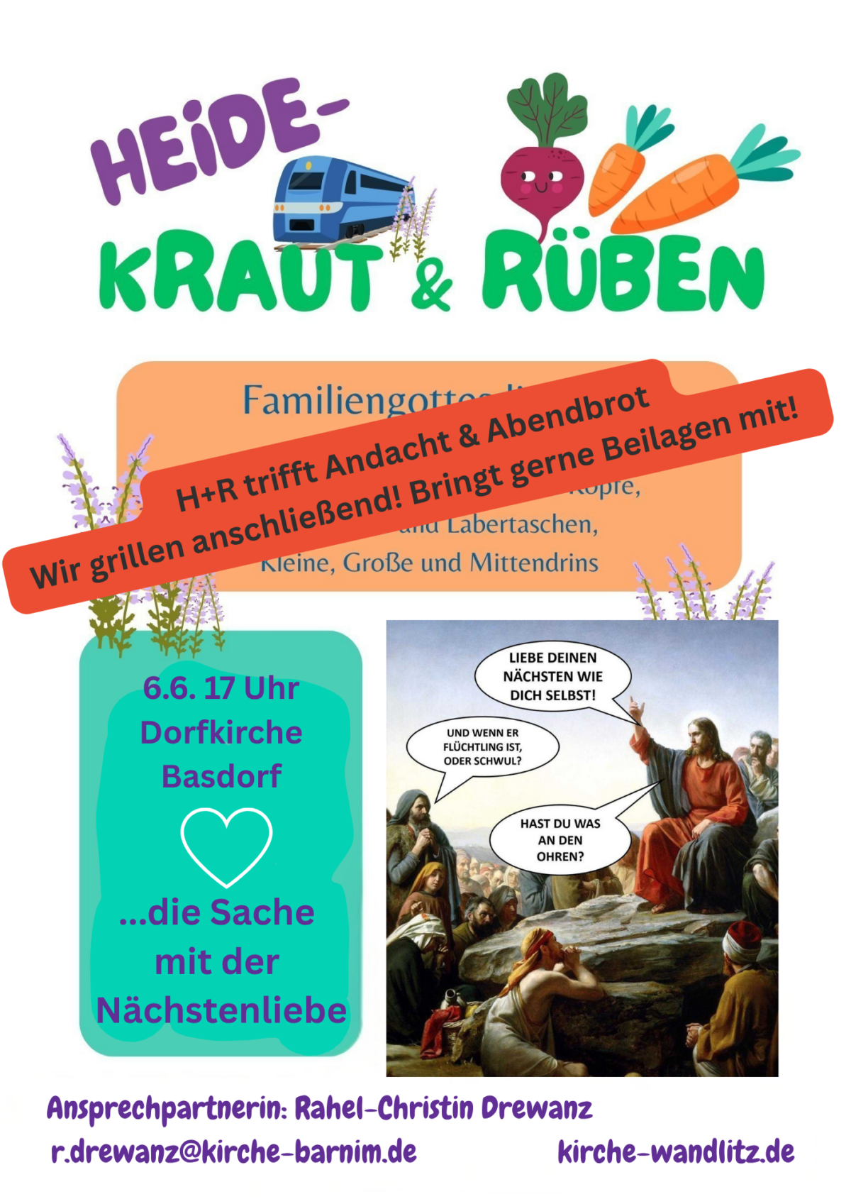 Heidekraut&Rüben trifft Andacht&Abendbrot