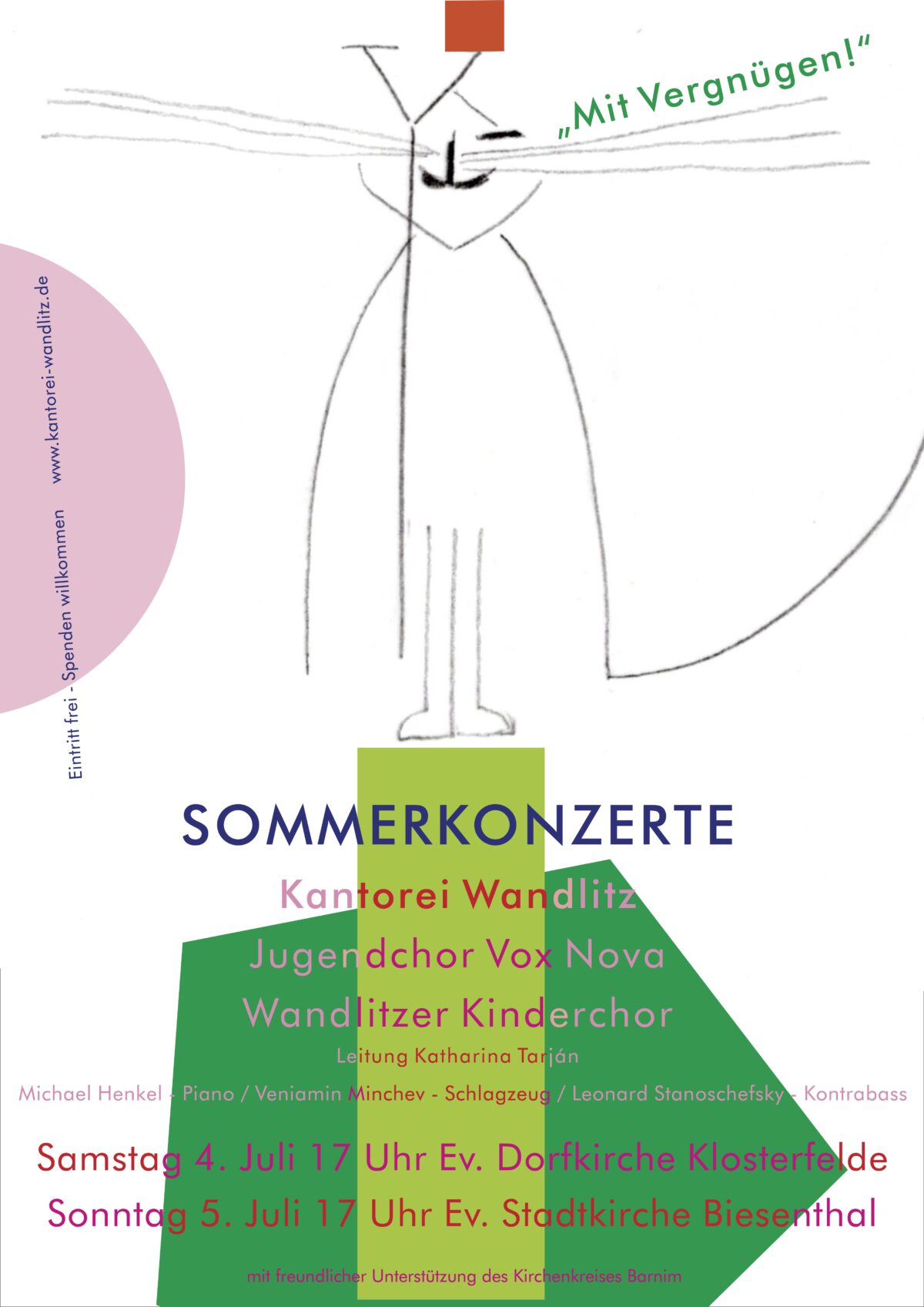 Sommerkonzerte „Mit Vergnügen!“